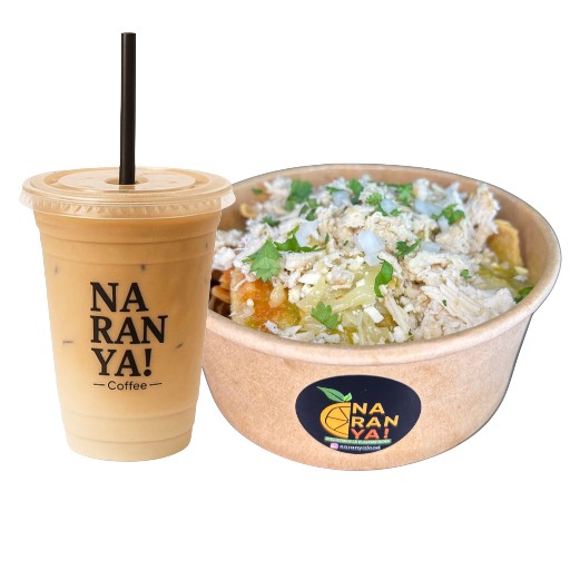 Chilaquiles + Cafe frio