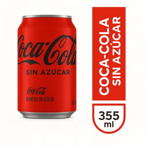 Coca cola sin azúcar 