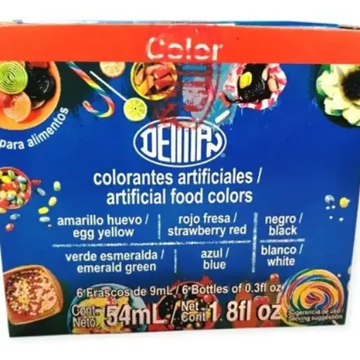 Cajita multicolor 54ml deiman