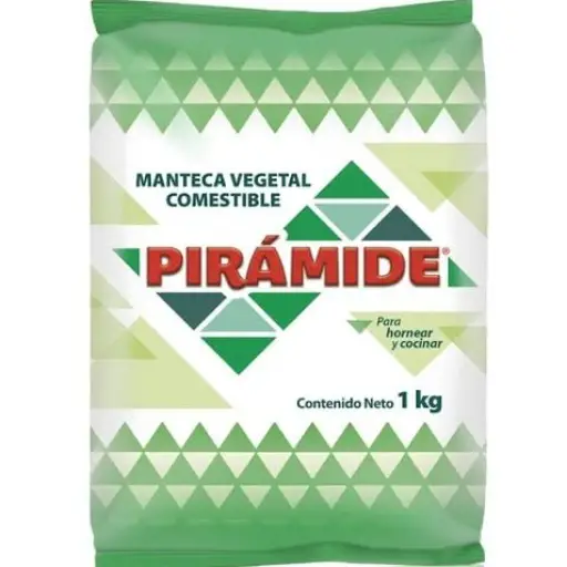 Manteca vegetal piramide