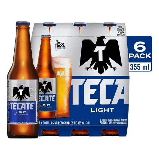 tecate light 355 ml NR