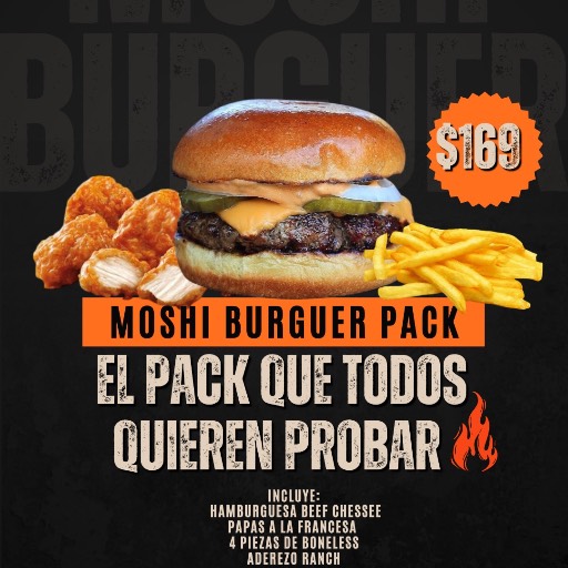 MOSHI BURGUER PACK 