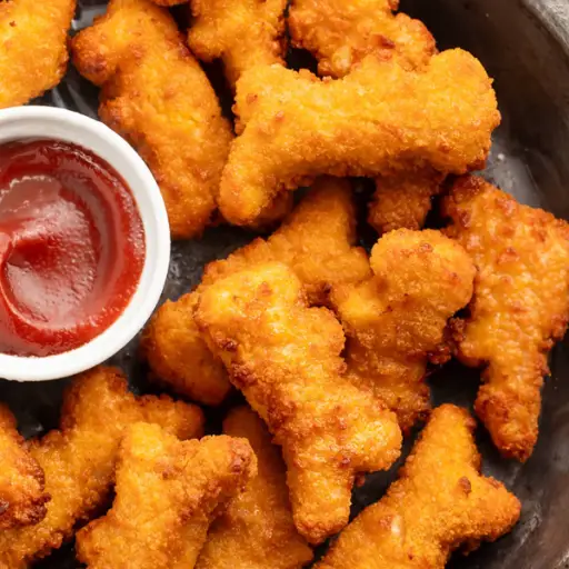 Dinonuggets con papas