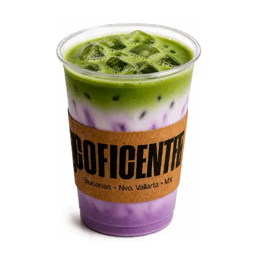 Matcha Taro Latte
