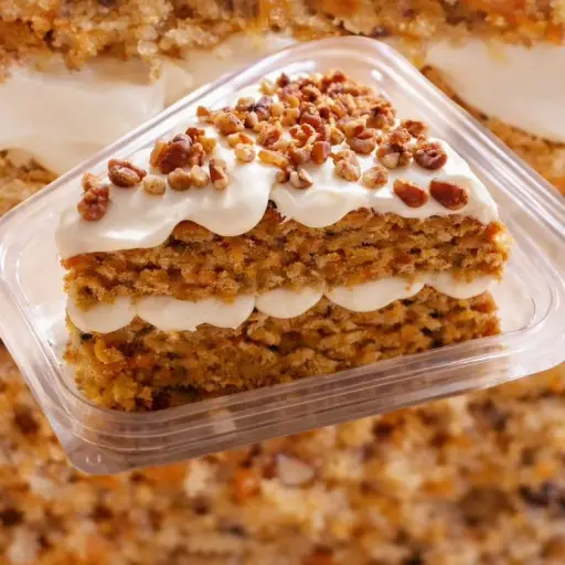 Pastel de zanahoria con nuez