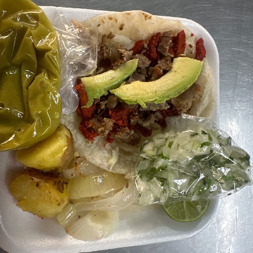 Taco en harina por pieza