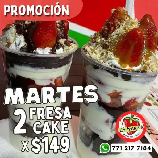 Promo 2 Fresa Cake