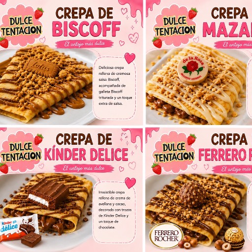 Crepa de kínder delice 