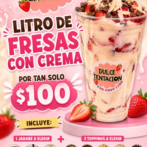 Fresas 1 litro 