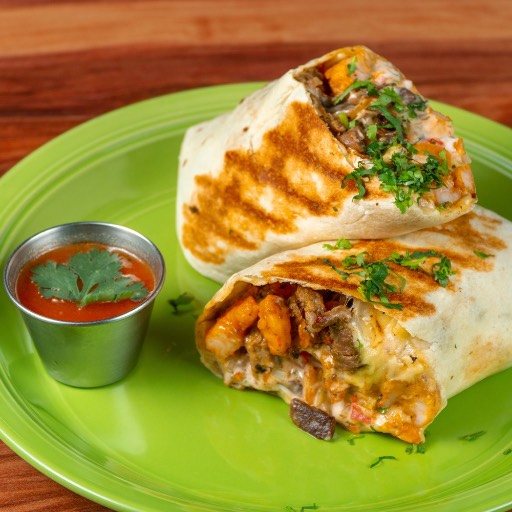 Burrito Mar y Tierra