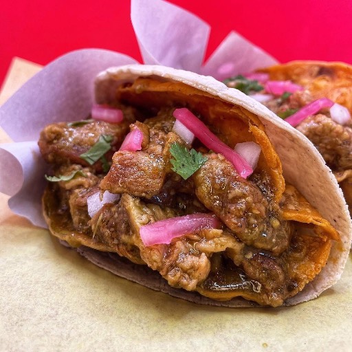Taco de Chicharrón en Salsa Verde