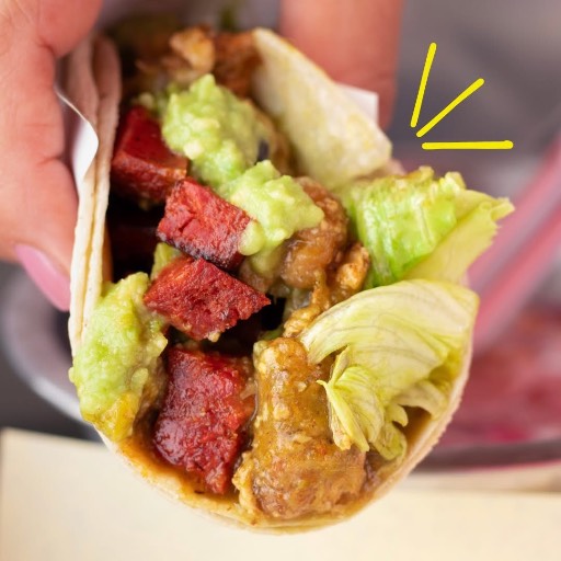 Taco de Chorizo Español