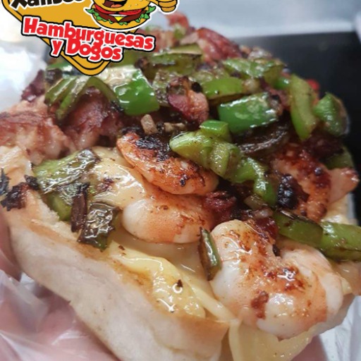 Hamburguesa Costeña (camarón)