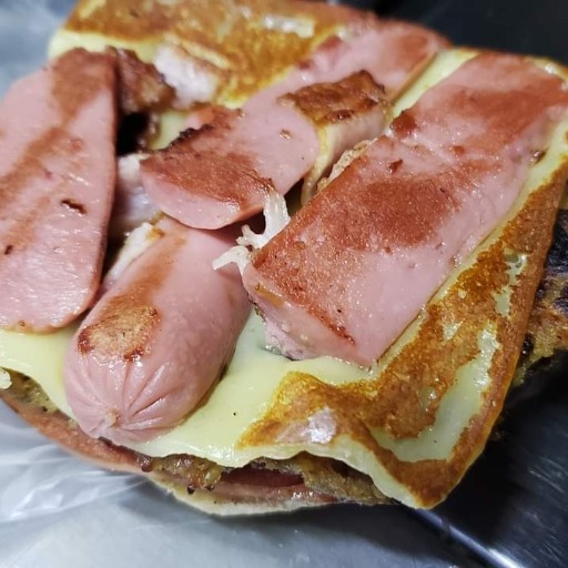 Hamburguesa Española con salchicha pavo 