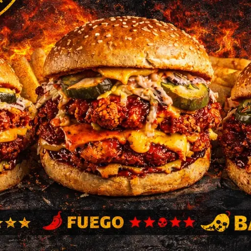 Hamburguesa Picante (picosito rico)