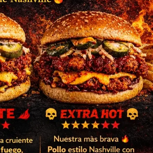 Hamburguesas Extra Hot (Picosa a morir)