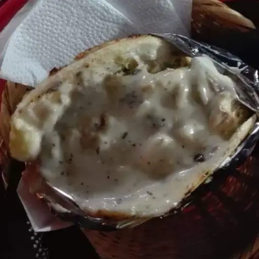 Arepas con champiñon