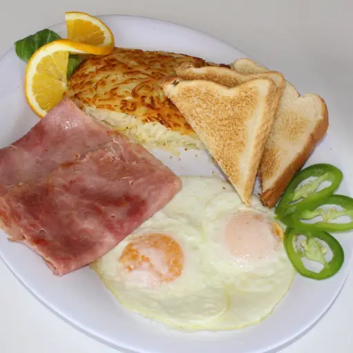 JAMON CON HUEVO PLATILLO