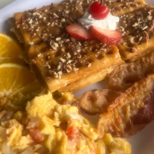 PLATILLO WAFLE CAJETA 