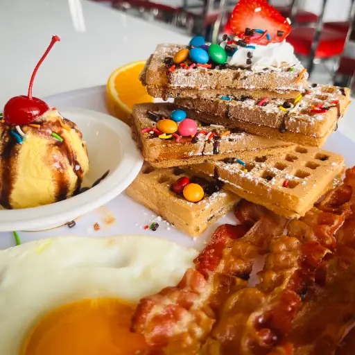 PLATILLO WAFLE NIEVE