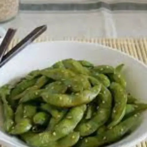 Edamames asados o al vapor