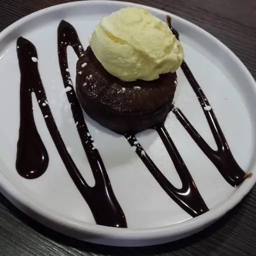 Volcán de chocolate