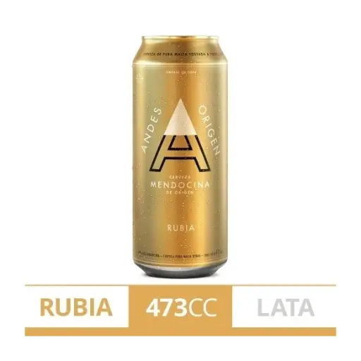 ANDES ORIGEN RUBIA LATA 473cc