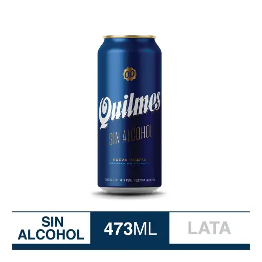 QUILMES SIN ALCOHOL LATA 473cc
