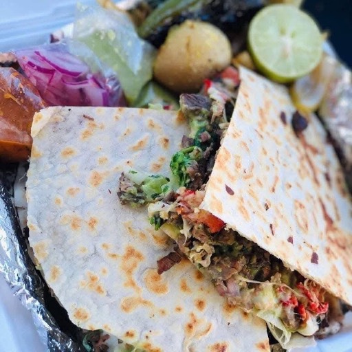 Pizza de carne asada 