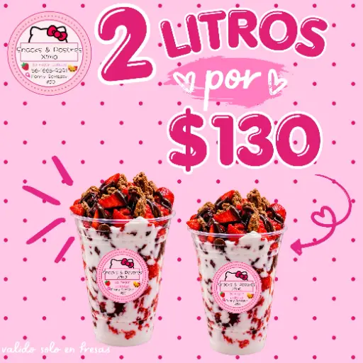 ✨PROMO DE 2 LITROS X $130🍓✨