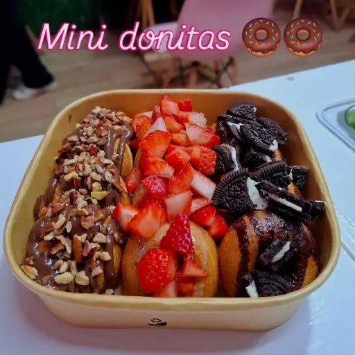 Mini donitas.
