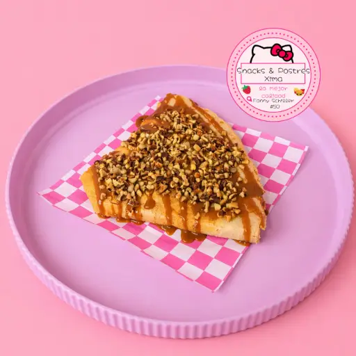 Crepa de Cajeta con Nuez. 
