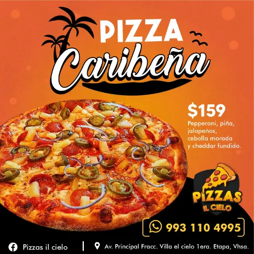 Pizza Caribeña
