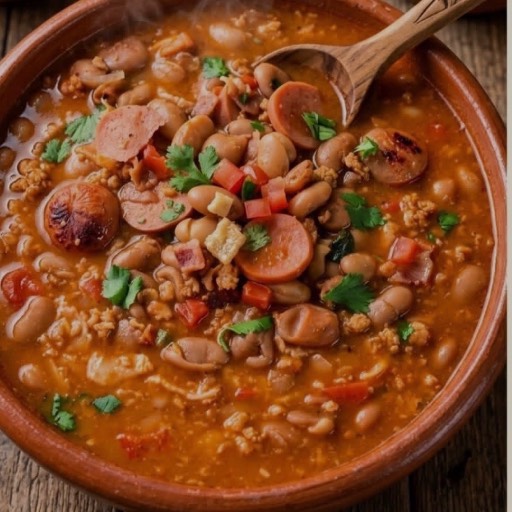 Frijoles charros 