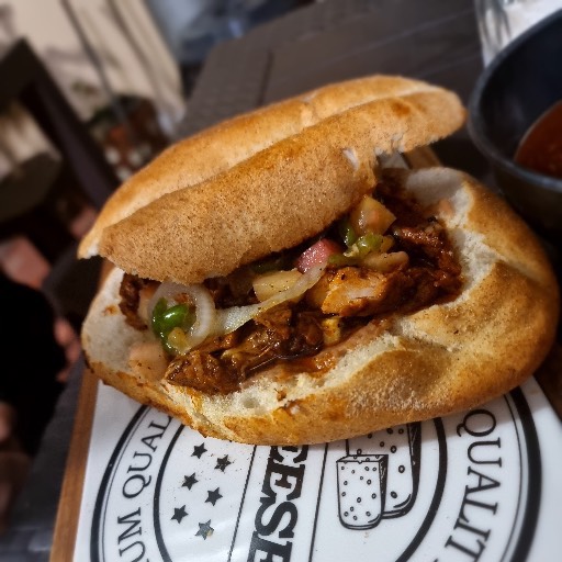 Torta de costilla adobada al horno