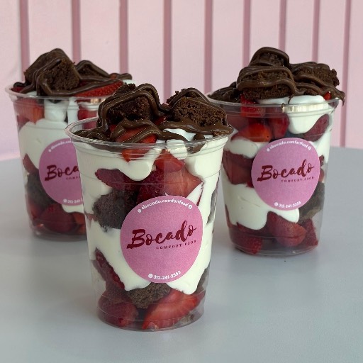 Fresas con crema