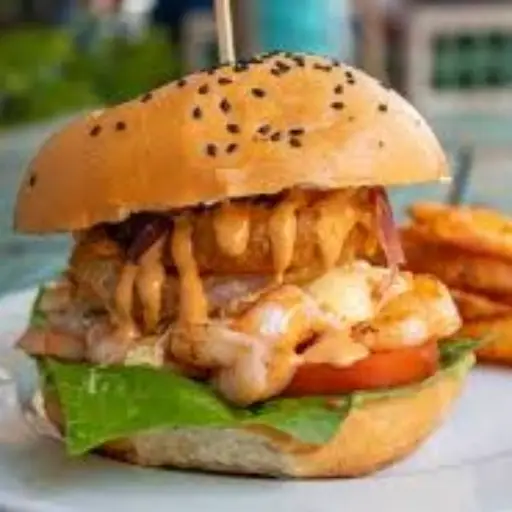 HAMBURGUESA DE CAMARON