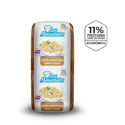 Jamón Manantiales Cerdo y Pavo Virginia