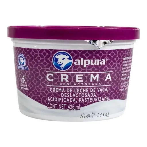 Crema Alpura Deslac 450 ml