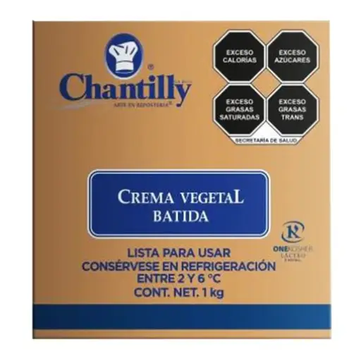 Crema vegetal Batida Chantilly