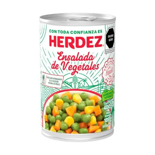 Ensalada Verduras Hdz 400g
