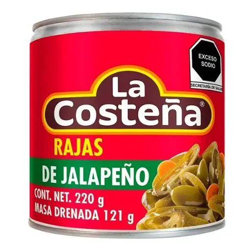 La costeña rajas 220g