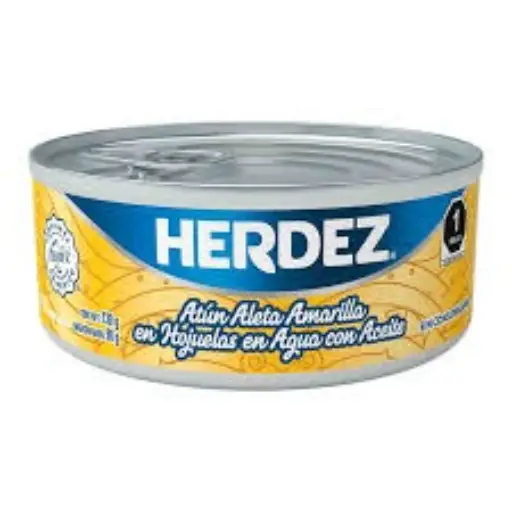 Atun Herdez Agua  c/aceite 130g