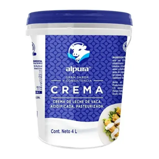 Crema Alpura 4 Litros
