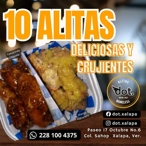 10 alitas