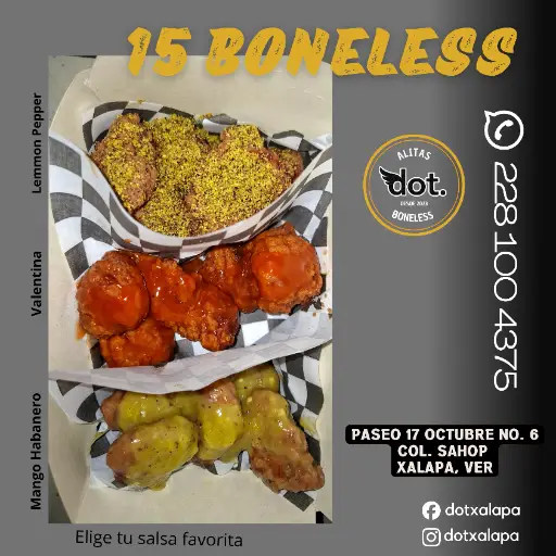 15 Boneless 