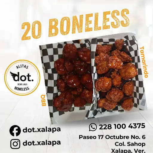 20 Boneless 