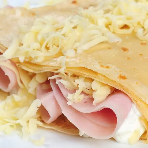 Crepa de Jamón Con Queso